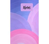 Artsy Journal - Purple & Pink Pastel Abstract Cover | 160-Page Lined A5 Paperback Notebook for Mindful Writing