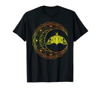 Artsy Luna Stargazer Occult Astrology Moth Crescent Moon T-Shirt