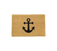 Artsy Mats Anchor Doormat - Regular 60x40cm in Black | Size: 40 cm x 60 cm Artsy Mats Black 40 cm x 60 cm
