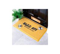 Artsy Mats Bee Buzz Off-Doormat (70 x 40cm) in Yellow | Size: 40 cm x 70 cm Artsy Mats Yellow 40 cm x 70 cm