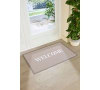 Artsy Mats Beige Welcome Indoor Outdoor Doormat (90 x 60cm) | Size: 90 cm x 60 cm Artsy Mats Beige 90 cm x 60 cm