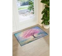 Artsy Mats Blossom Tree Indoor Outdoor Doormat | Size: 60 cm x 90 cm Artsy Mats Multicolor 60 cm x 90 cm
