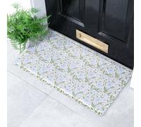 Artsy Mats Blue Floral Pattern Doormat (70 x 40cm) | Size: 40 cm x 70 cm Artsy Mats Multicolor 40 cm x 70 cm