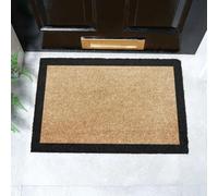 Artsy Mats - Border Coir Doormat - Made from Tufted Coconut Fibre - Non-Slip Natural Rubber Backed Doormats Indoor - Heavy Duty, Decorative OutDoormats, (60x40cm)