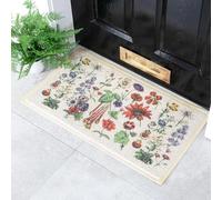 Artsy Mats Botanicals Pattern Indoor & Outdoor Door Mat - Incredibly Durable & Weatherproof Doormats - Non Slip Mat, (70x40 cm)