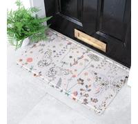 Artsy Mats - Butterfly Floral Pattern Indoor & Outdoor Door Mat - Incredibly Durable & Weatherproof Doormat - Decorative Heavy Duty Doormats - Washable Dirt Trapper Non Slip Mat, (70x40 cm)