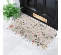 Artsy Mats Butterfly Floral Pattern Indoor & Outdoor Door Mat - Incredibly Durable & Weatherproof Doormats - Non Slip Mat, (70x40 cm)