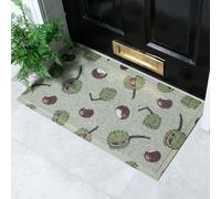 Artsy Mats Chestnuts x TLS Design Indoor Outdoor Doormat (70 x 40cm) in Green | Size: 40 cm x 70 cm Artsy Mats Green 40 cm x 70 cm
