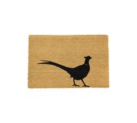 Artsy Mats Country Home Pheasant Extra Large Doormat in Black | Size: 60 cm x 90 cm Artsy Mats Black 60 cm x 90 cm