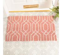 Artsy Mats Diamond Pink Large Doormat | Size: 45 cm x 75 cm Artsy Mats Multicolor 45 cm x 75 cm