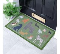 Artsy Mats Dog Breeds Pattern Indoor & Outdoor Door Mat - Incredibly & Weatherproof Doormats - Non Slip Mat, (70x40 cm)