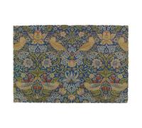 Artsy Mats Doormats with Coir Material - 60 x 40 cm - Durable Non-Slip Backing - Strawberry Thief Doormat - Perfect for Scraping Dirt and Moisture at Entryways