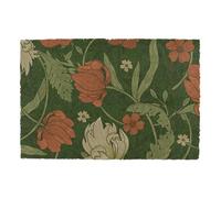 Artsy Mats Doormats with Coir Material - 90 x 60 cm - Durable Non-Slip Backing - Rose Doormat - Perfect for Scraping Dirt and Moisture at Entryways