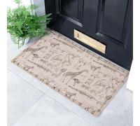 Artsy Mats Elephant Vintage Pattern Indoor & Outdoor Door Mat - Incredibly Durable & Weatherproof Doormats - Non Slip Mat, (70x40 cm)