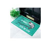 Artsy Mats Fishing Doormat (70 x 40cm) in Green | Size: 40 cm x 70 cm Artsy Mats Green 40 cm x 70 cm