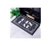 Artsy Mats Gin Bar Doormat (70 x 40cm) in Black | Size: 40 cm x 70 cm Artsy Mats Black 40 cm x 70 cm