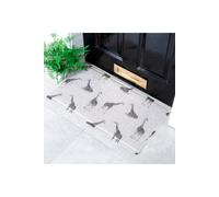 Artsy Mats Giraffe Doormat (70 x 40cm) in Stone | Size: 40 cm x 70 cm Artsy Mats Stone 40 cm x 70 cm