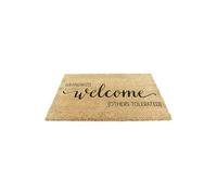 Artsy Mats - Grandkids Welcome Others Tolerated - Made from Tufted Coconut Fibre - Non-Slip Natural Rubber Backed Door Mats Indoor - Heavy Duty, Decorative Outdoor Mats (60x40cm)