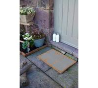 Artsy Mats Grey Large Lettered Hi Doormat | Size: 40 cm x 60 cm Artsy Mats Grey 40 cm x 60 cm