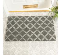 Artsy Mats Grey Trellis Large Doormat | Size: 45 cm x 75 cm Artsy Mats Multicolor 45 cm x 75 cm