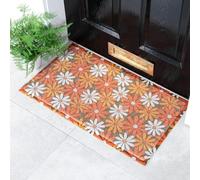 Artsy Mats Happy Flowers Pattern Indoor & Outdoor Door Mat - Incredibly & Weatherproof Doormats - Non Slip Mat, (70x40 cm)