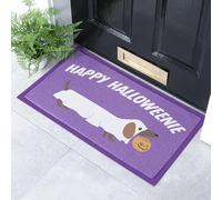 Artsy Mats Happy Halloweenie - Stylish Indoor & Outdoor Mat - Non Slip, Weatherproof, Washable Dirt Trapper 40x70 cm