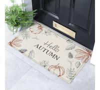 Artsy Mats Hello Autumn - Stylish Indoor & Outdoor Mat - Non Slip, Weatherproof, Washable Dirt Trapper 40x70 cm