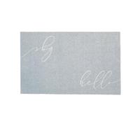 Artsy Mats - Hello Bye Indoor Washable Doormat - Superior Absorption Non Slip Mat - Dirt Trapper Heavy Duty Floor Mat - Perfect for Hallway, Doorway, & Kitchen Mat, (80x50cm)