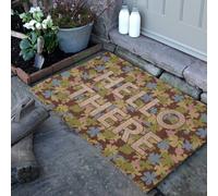 Artsy Mats Hello There Spring Doormat (90 x 60cm) in Brown | Size: 60 cm x 90 cm Artsy Mats Brown 60 cm x 90 cm