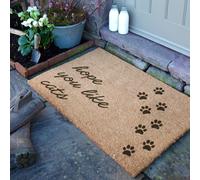 Artsy Mats Hope You Like Cats Doormat (90 x 60cm) in Brown | Size: 90 cm x 60 cm Artsy Mats Brown 90 cm x 60 cm