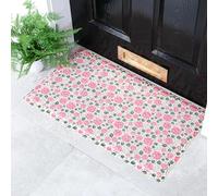 Artsy Mats Hydrangea Pattern Indoor & Outdoor Door Mat - Incredibly & Weatherproof Doormats - Non Slip Mat, (70x40 cm)