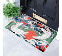 Artsy Mats Japanese Bird Pattern Indoor & Outdoor Door Mat - Incredibly & Weatherproof Doormats - Non Slip Mat, (70x40 cm)