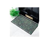 Artsy Mats Jungle Leaf Doormat (70 x 40cm) in Green | Size: 40 cm x 70 cm Artsy Mats Green 40 cm x 70 cm