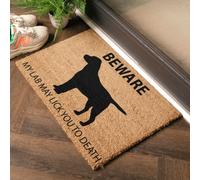 Artsy Mats Labrador doormat - Regular 60x40cm in Brown | Size: 40 cm x 60 cm Artsy Mats Brown 40 cm x 60 cm