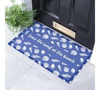 Artsy Mats Leave The Sand At The Beach Pattern Indoor & Outdoor Doormat - Weatherproof Doormats - Washable Non Slip Mat, (70x40cm)