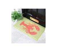 Artsy Mats Lobster Doormat (70 x 40cm) in Green | Size: 40 cm x 70 cm Artsy Mats Green 40 cm x 70 cm