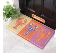 Artsy Mats Lobster Pattern Indoor & Outdoor Door Mat - Incredibly Durable & Weatherproof Doormats - Non Slip Mat, (70x40 cm)