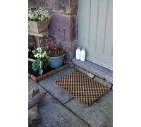 Artsy Mats Multi Hearts Patterned Doormat in Black | Size: 40 cm x 60 cm Artsy Mats Black 40 cm x 60 cm