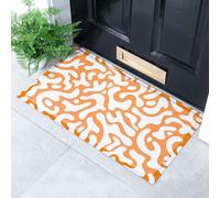 Artsy Mats Orange Blobs Indoor & Outdoor Doormat - 70x40cm | Size: 40 cm x 70 cm Artsy Mats Orange 40 cm x 70 cm