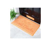 Artsy Mats Orange Hello Sweet Cheeks Doormat (70 x 40cm) | Size: 40 cm x 70 cm Artsy Mats Orange 40 cm x 70 cm