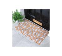 Artsy Mats Palm Reader Doormat (70 x 40cm) in Orange | Size: 40 cm x 70 cm Artsy Mats Orange 40 cm x 70 cm