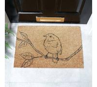 Artsy Mats Pencil Robin Doormat in Brown | Size: Infant 6 Artsy Mats Brown Infant 6