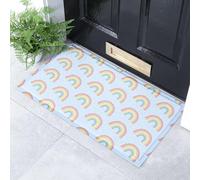 Artsy Mats -Rainbow Pastel pattern Indoor & Outdoor Door Mat - Incredibly & Weatherproof Doormats - Non Slip Mat, (70x40 cm)