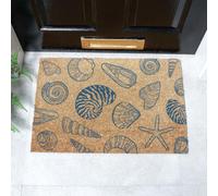 Artsy Mats Shells Doormat (60 x 40cm) in Brown | Size: 40 cm x 60 cm Artsy Mats Brown 40 cm x 60 cm
