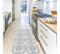 Artsy Mats - Sicily Vinyl Floor Mats - Durable, Stain-Resistant & Waterproof Mat - Floor Protection Kitchen Mats - Non Slip Bath Mat for High Traffic Areas, (190 x 67 cm)