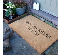 Artsy Mats Sniff Test On Entry Coir Doormat (90 x 60cm) in Brown | Size: 90 cm x 60 cm Artsy Mats Brown 90 cm x 60 cm
