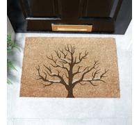Artsy Mats Snowy Tree Doormat in Brown | Size: Infant 12.5 Artsy Mats Brown Infant 12.5