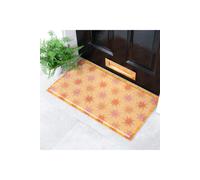 Artsy Mats Sun Pattern Doormat (70 x 40cm) in Orange | Size: 40 cm x 70 cm Artsy Mats Orange 40 cm x 70 cm