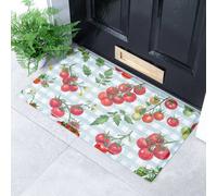 Artsy Mats Tomatoes Pattern Indoor/Outdoor Doormat (70x40cm) in Red | Size: 40 cm x 70 cm Artsy Mats Red 40 cm x 70 cm