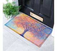 Artsy Mats Tree Of Life Doormat (70 x 40cm) | Size: 40 cm x 70 cm Artsy Mats Multicolor 40 cm x 70 cm